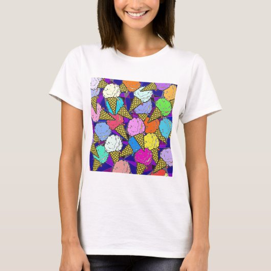 De ijskegels. t-shirt (Voorkant)