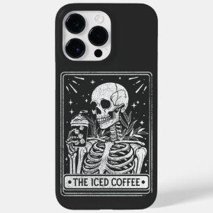 De ijskoffie skelet Halloween koffie liefhebber Case-Mate iPhone 14 Pro Max Hoesje