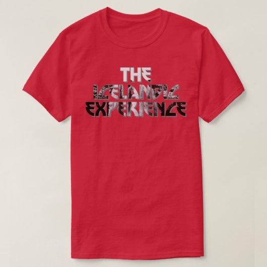 De IJslandse ervaring T-shirt (Design voorkant)