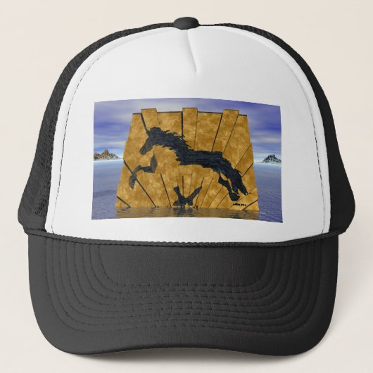 De IJslandse Golden Trucker Pet (Voorkant)