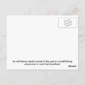 De IJslandse Harvester - Gepersonaliseerd Briefkaart (Achterkant)