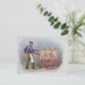 De ijsverkoper, 1895 briefkaart (Staand voorkant)