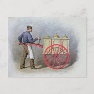 De ijsverkoper, 1895 briefkaart