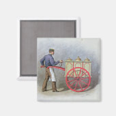 De ijsverkoper, 1895 magneet (Voorkant / Achterkant)