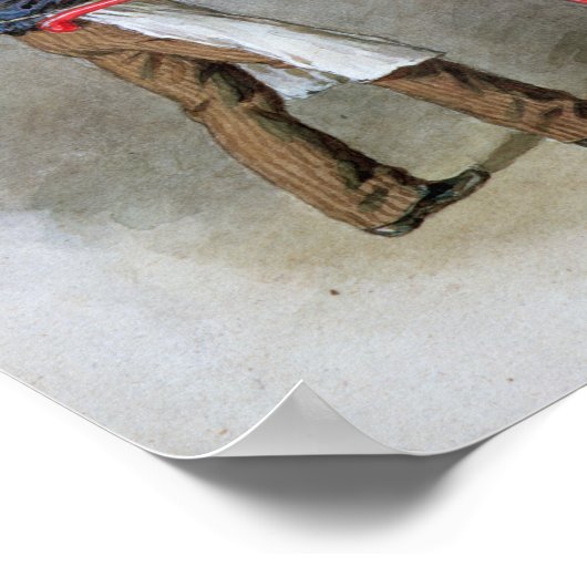 De ijsverkoper, 1895 poster (Hoek)