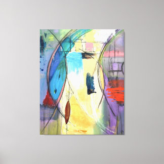 De ijsvogel door Joan Soilleux Canvas Afdruk