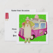 De ijswagen - SRF Kaart (Voorkant / Achterkant)