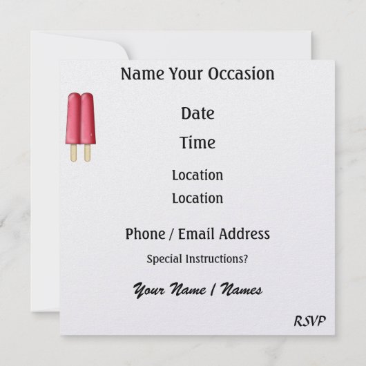 De ijswagen - SRF Kaart (Achterkant)