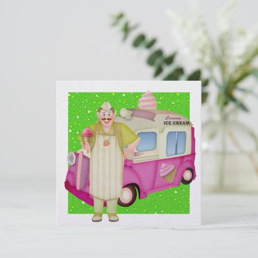 De ijswagen - SRF Kaart (Staand voorkant)