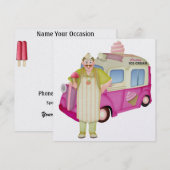 De ijswagen - SRF Kaart (Voorkant / Achterkant)