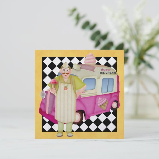 De ijswagen - SRF Kaart (Staand voorkant)