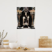 De IJzeren koning van Kay Nielsen Poster (Keuken)