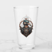 De ijzeren snavel: een steampunk ibis glas (Achterkant)