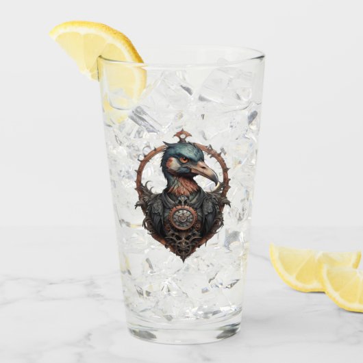 De ijzeren snavel: een steampunk ibis glas (Voorkant ijs)