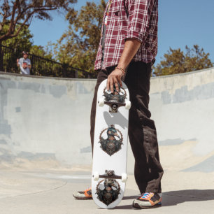 De ijzeren snavel: een steampunk ibis persoonlijk skateboard