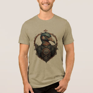 De ijzeren snavel: een steampunk ibis Tri-Blend shirt