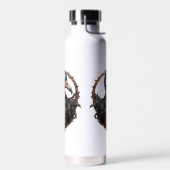 De ijzeren snavel: een steampunk ibis waterfles (Links)