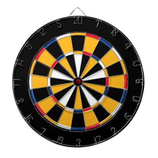 De ijzeren stad dartbord (Voorkant)