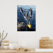 De ijzerreuzenreus poster (Keuken)