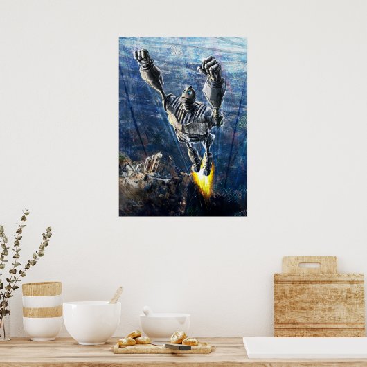 De ijzerreuzenreus poster (Keuken)