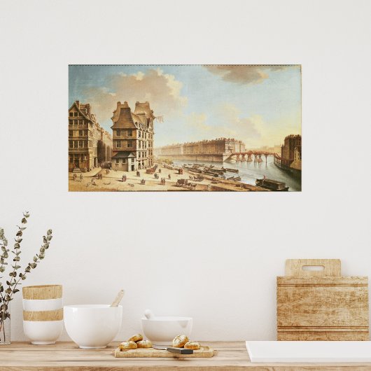 De Ile Saint-Louis van de Greve Poster (Keuken)