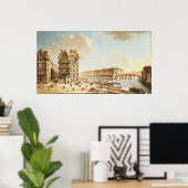 De Ile Saint-Louis van de Greve Poster (Thuiskantoor)