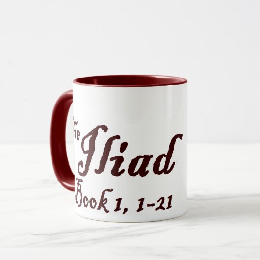 De Iliad Mok (Voorkant links)