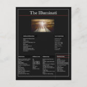 De Illuminati Briefkaart (Voorkant)