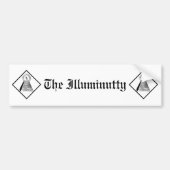 De illuminiteit bumpersticker (Voorkant)