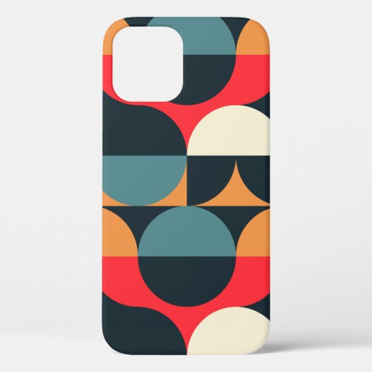 De illusie van cirkels naadloos patroon. Case-Mate iPhone case (Achterkant)