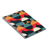 De illusie van cirkels naadloos patroon. notitieboek (Rechterzijde)