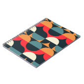 De illusie van cirkels naadloos patroon. notitieboek (Linkerzijde)