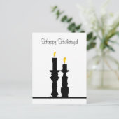 De illusie van de kandelaar feestdagenkaart (Staand voorkant)