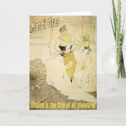 De Illusie van Gras van Mardi Kaart (Voorkant)