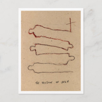 De illusie van het zelf briefkaart