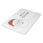 De Illustratie & de Tekst van de Kerstman Badmat (Gekanteld)