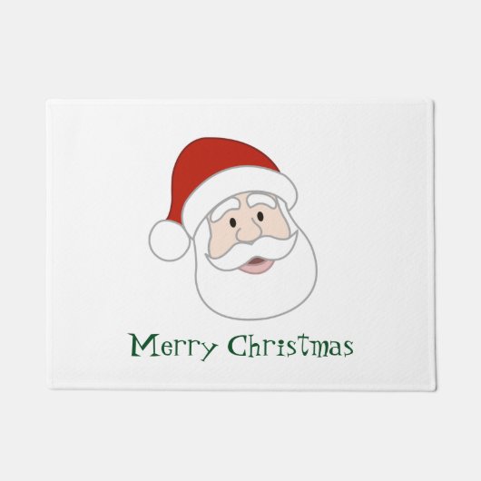 De Illustratie & de Tekst van de Kerstman Deurmat (Voorkant)