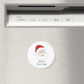 De Illustratie & de Tekst van de Kerstman Magneet (Insitu (Vaatwasser))