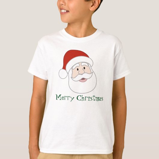 De Illustratie & de Tekst van de Kerstman T-shirt (Voorkant)
