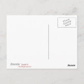 De illustratie Sneeuwmamma en Sneeuwmeisje Briefkaart (Achterkant)