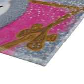 De illustratie Sneeuwmamma en Sneeuwmeisje Snijplank (Hoek)