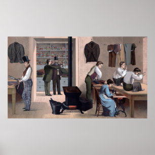De  illustratie Tailors. Poster