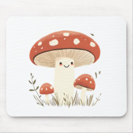 De illustratie toont een warme en gezellige oogst muismat