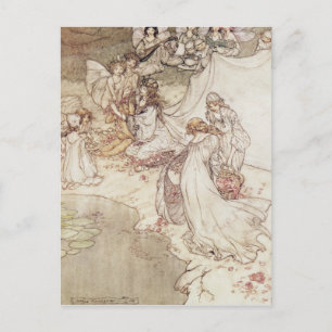 De Illustratie van Arthur Rackham   voor een Briefkaart