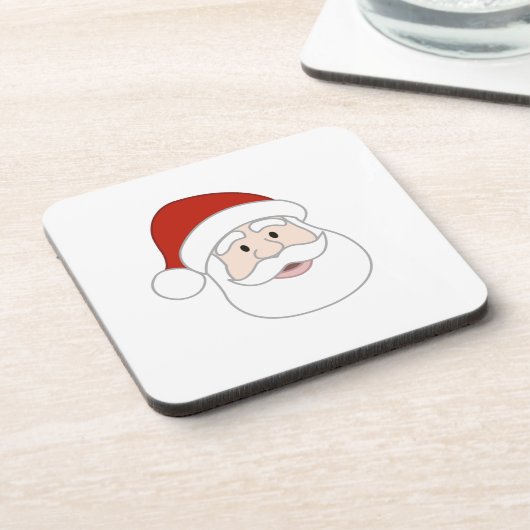 De Illustratie van de Kerstman Bier Onderzetter (Linkerzijde)