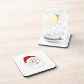 De Illustratie van de Kerstman Bier Onderzetter (Rechterzijde)