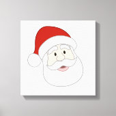 De Illustratie van de Kerstman Canvas Afdruk (Voorkant)