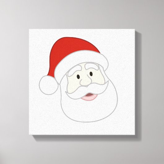 De Illustratie van de Kerstman Canvas Afdruk (Voorkant)