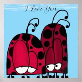 De Illustratie van de Ongebeantwoorde Liefdeslieve Poster