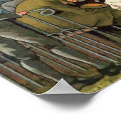 De illustratie van de Vintage Carrousel Poster (Hoek)